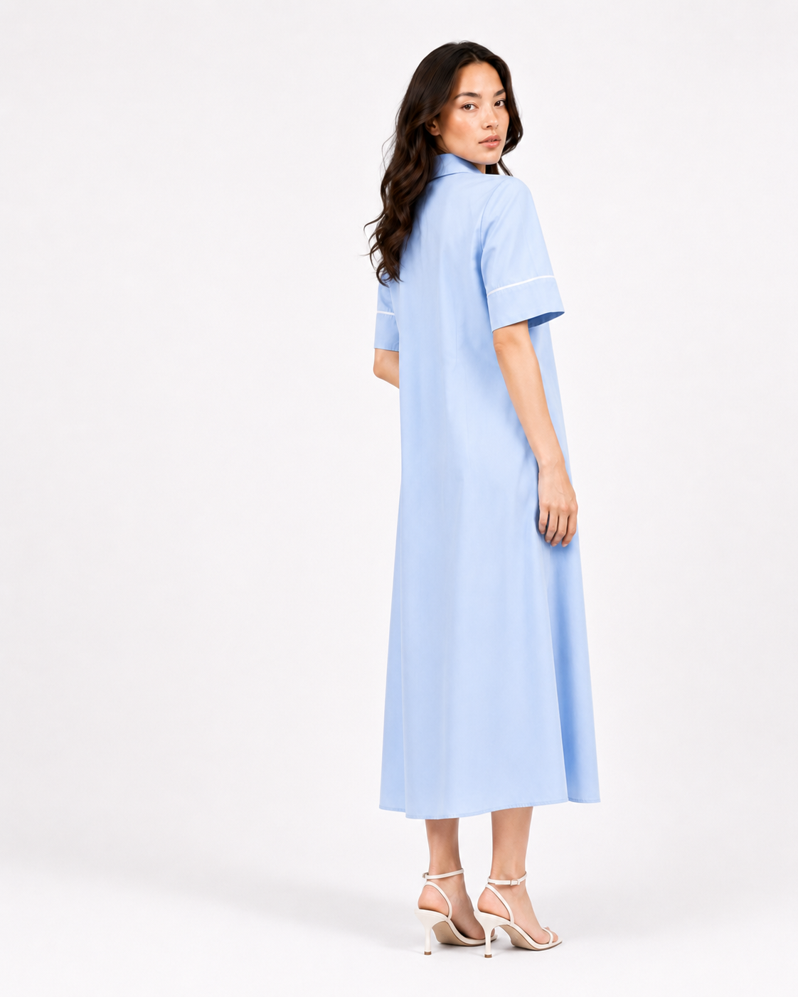 Bleu Lily Shirt Dress