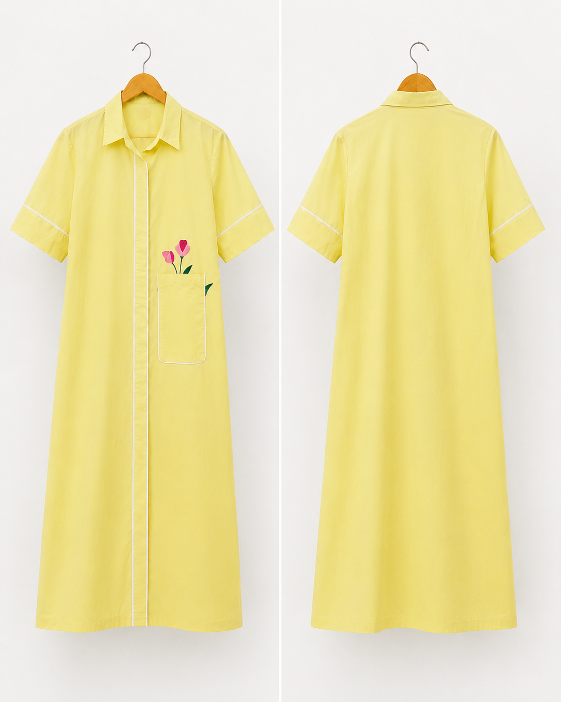 Lemon Lily Shirt Dress