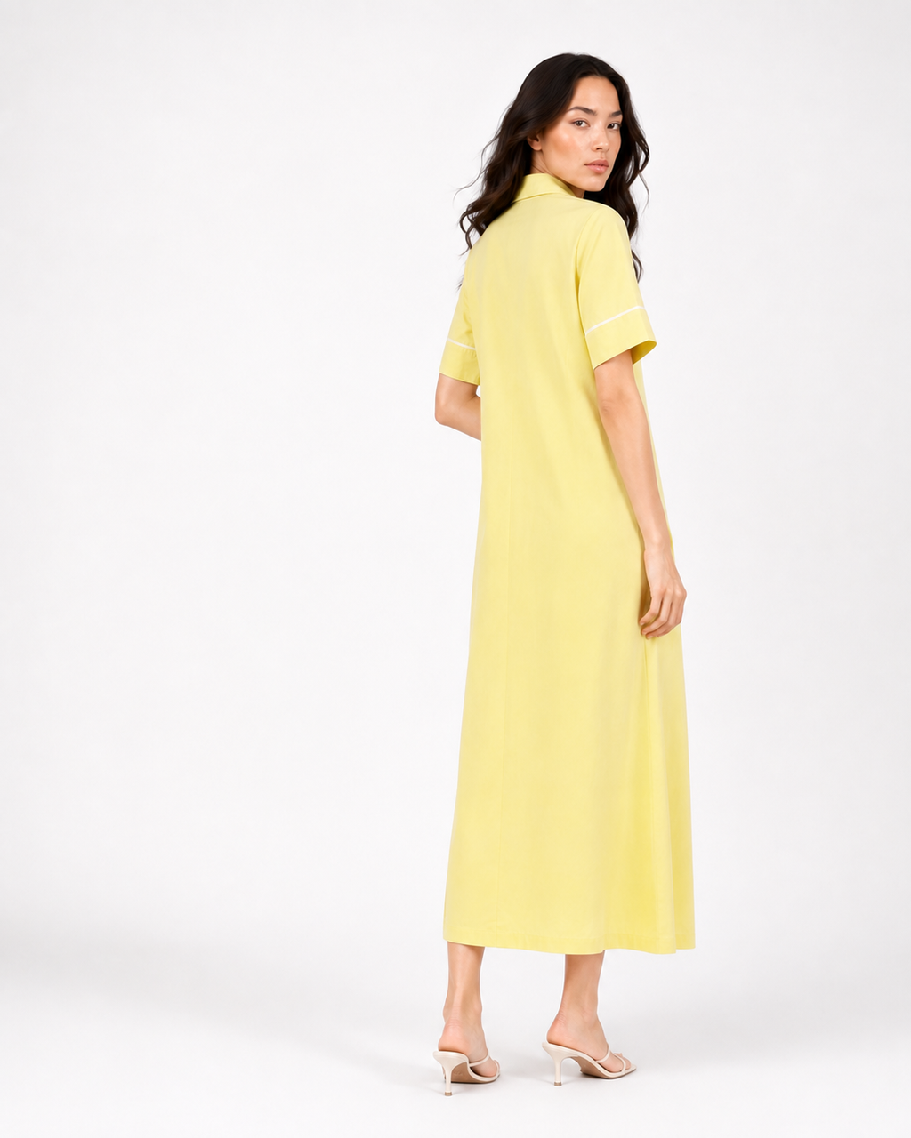 Lemon Lily Shirt Dress