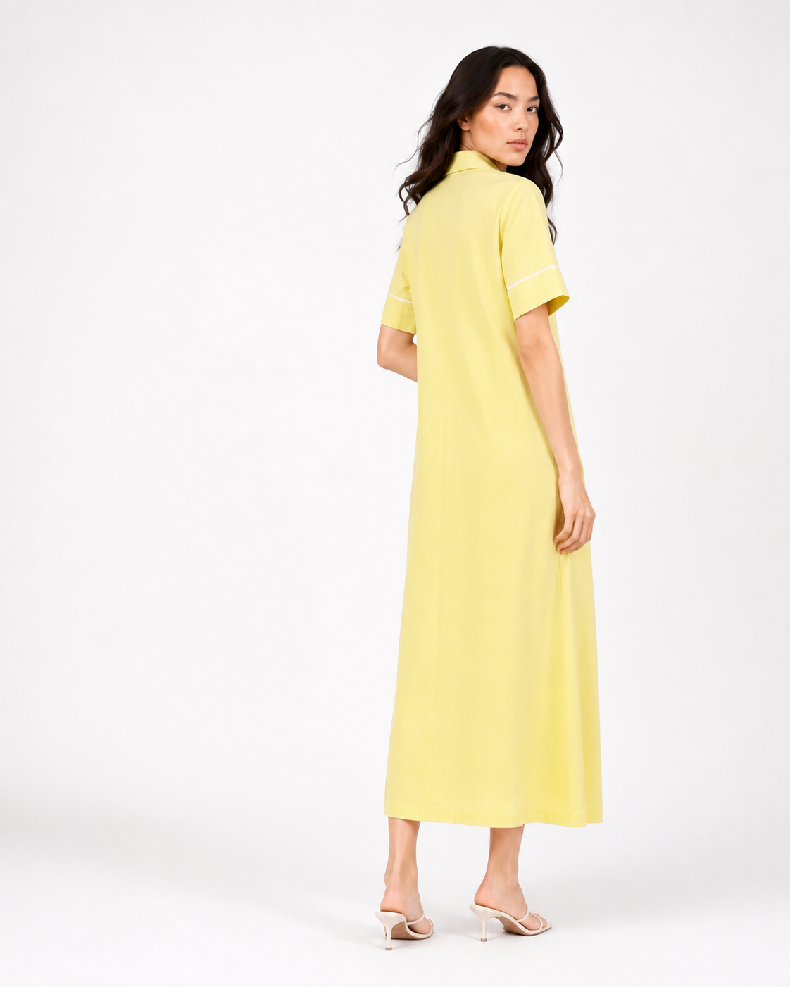 Lemon Lily Shirt Dress