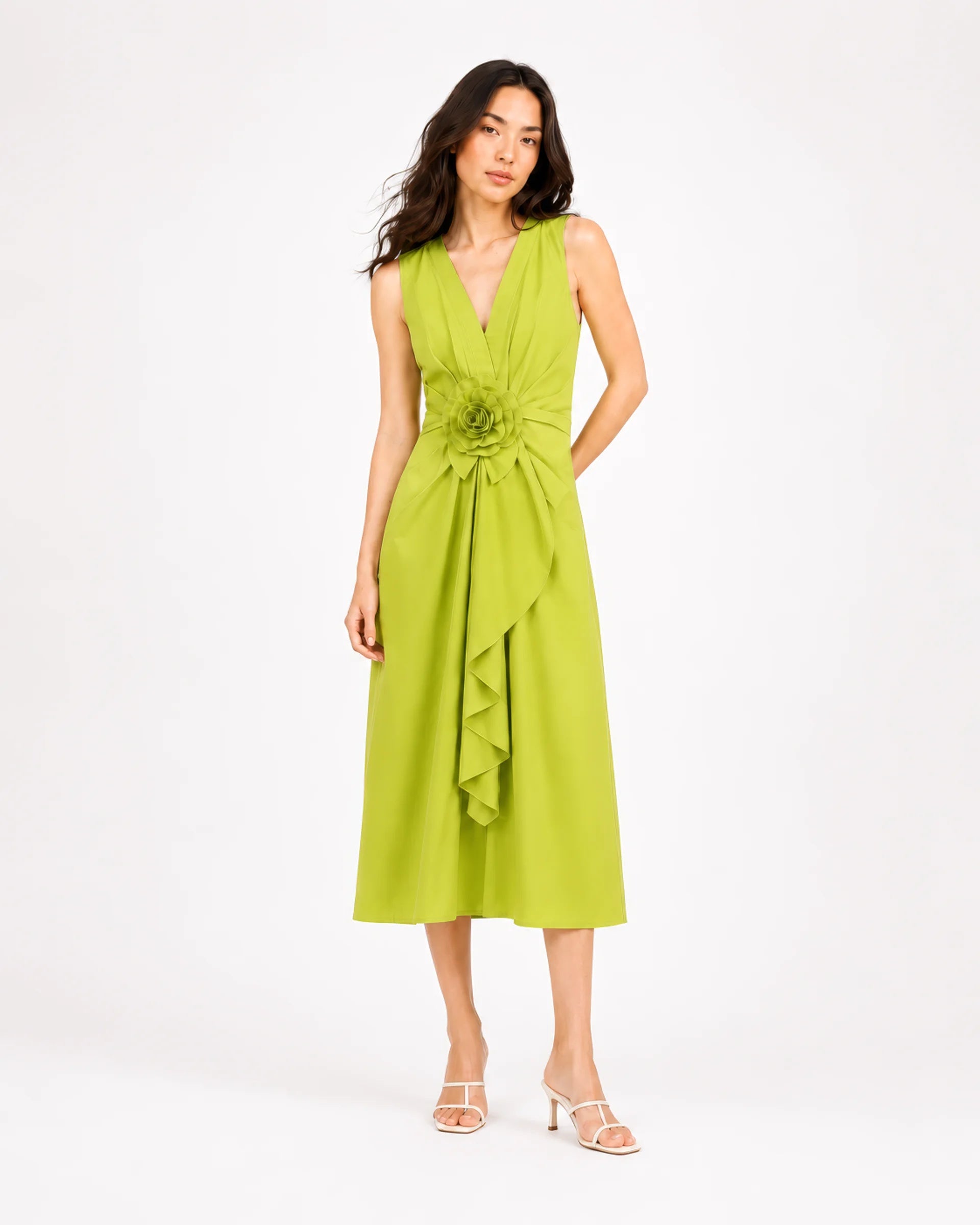 Lime Bloom Dress