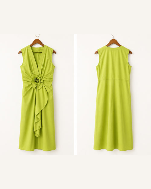 Lime Bloom Dress