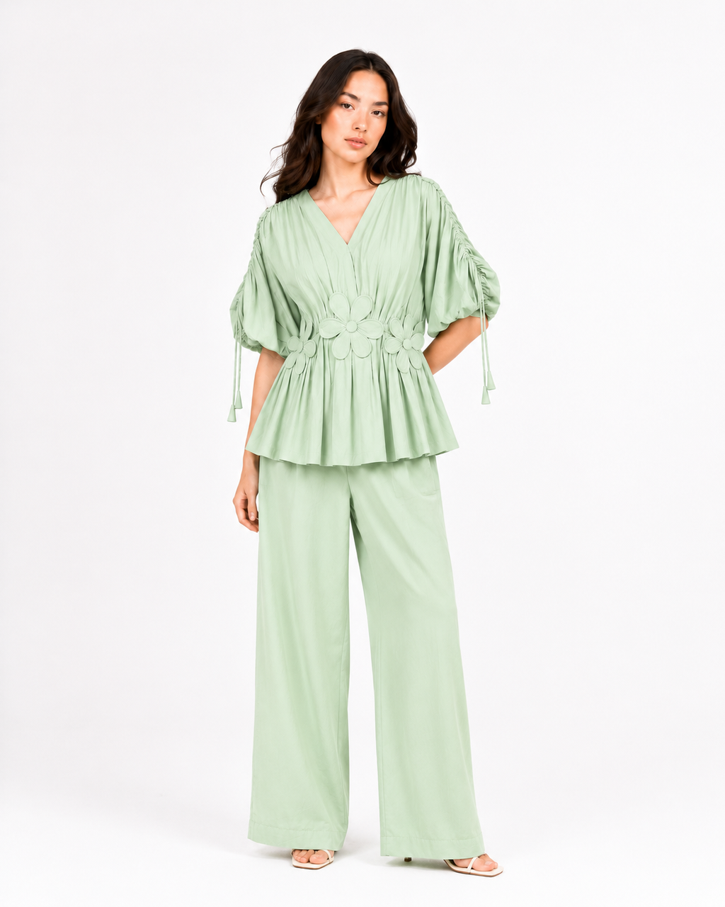 Mint Green Fleur Co-ord Set