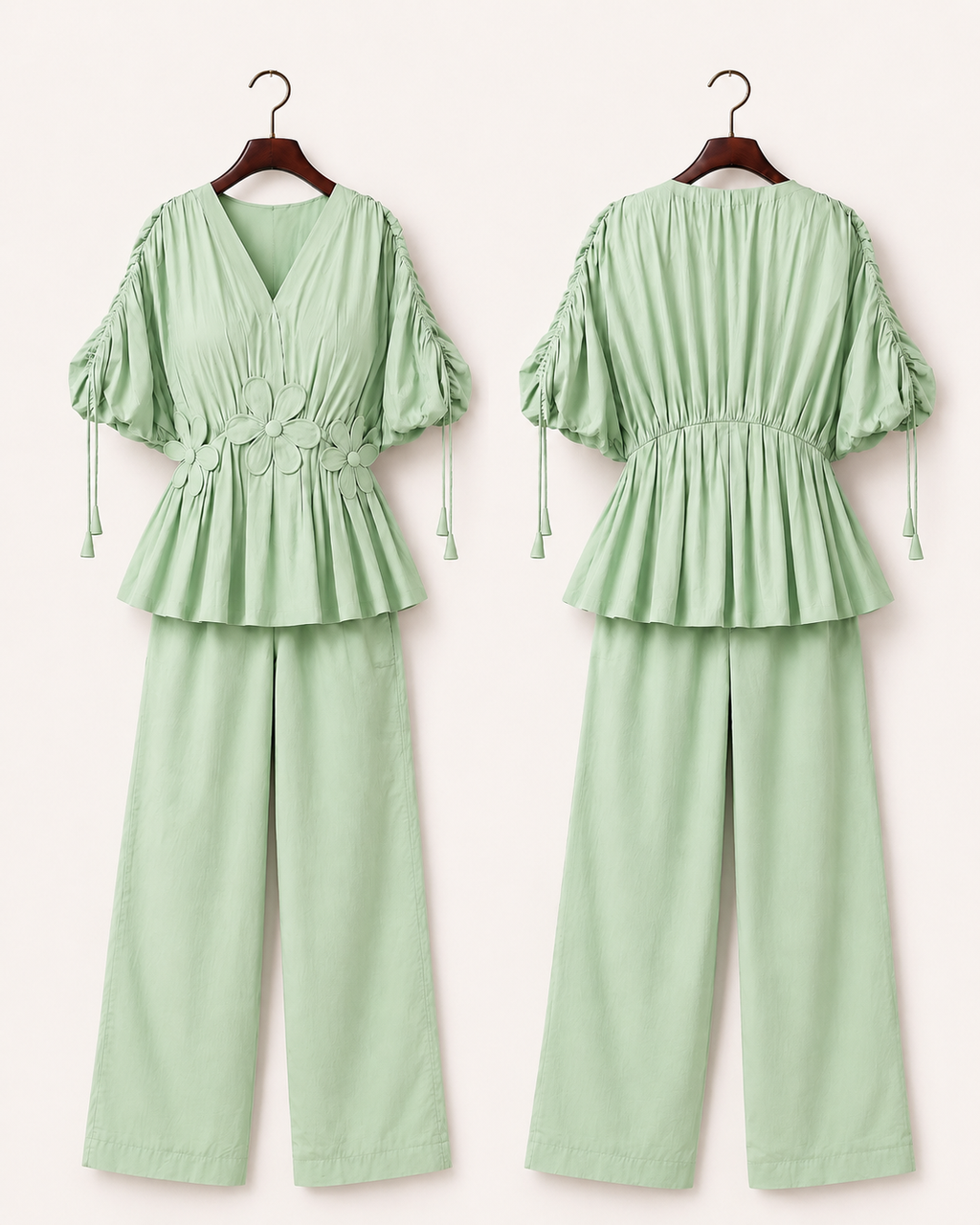 Mint Green Fleur Co-ord Set