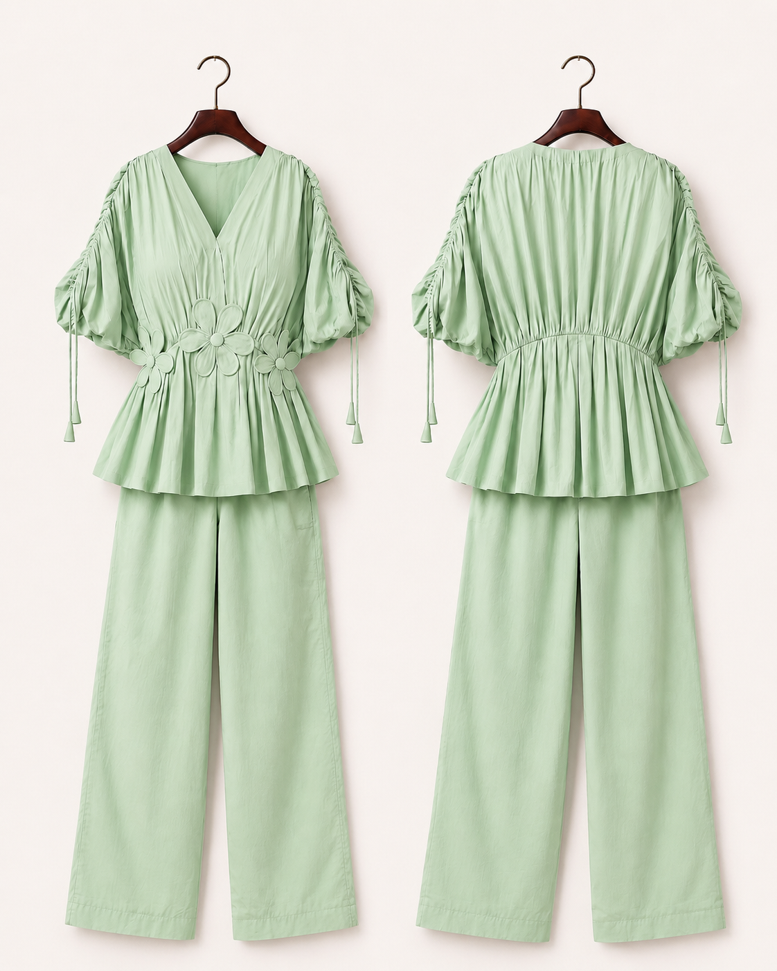 Mint Green Fleur Co-ord Set