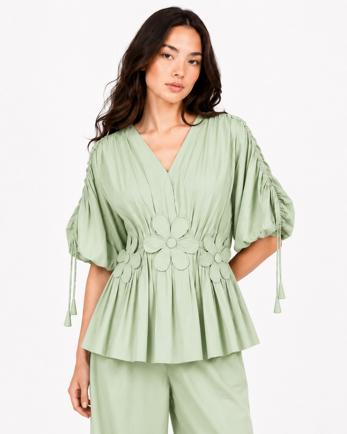 Mint Green Fleur Co-ord Set